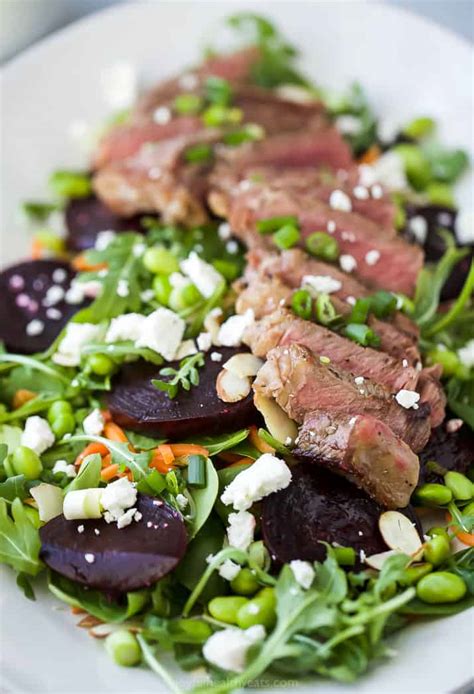 perfect-roasted-beet-steak-salad-30-min-healthy image