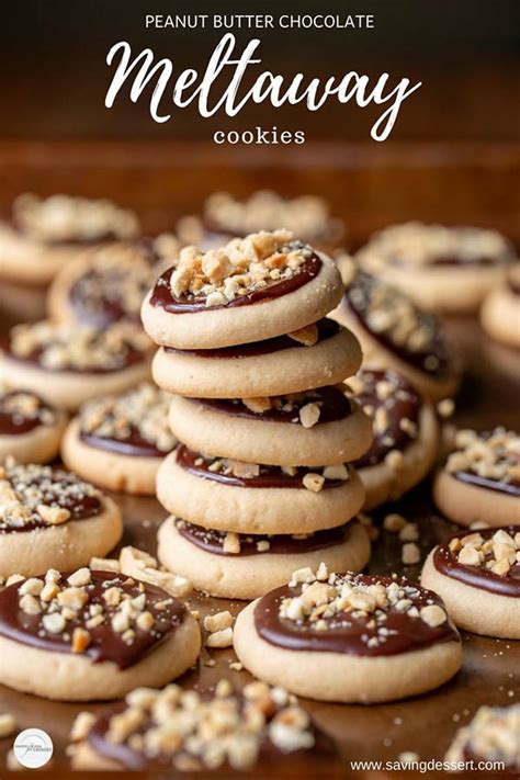 peanut-butter-chocolate-meltaway-cookies image