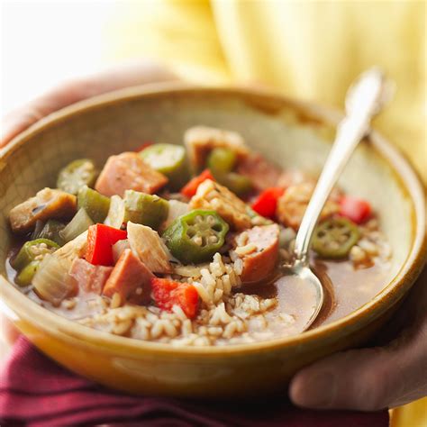 chicken-and-sausage-gumbo-recipe-eatingwell image