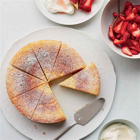ricotta-orange-pound-cake-with-prosecco-strawberries image