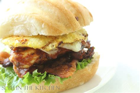 bbq-chicken-pineapple-sandwich-slyh-in-the-kitchen image