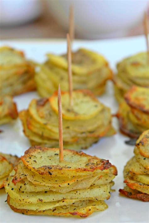 potato-stacks-oven-baked-recipe-with-parmesan-garlic image