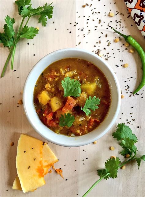 indian-pumpkin-curry-with-dal-recipe-saffron-trail image