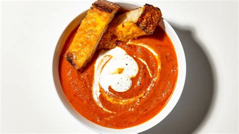 creamy-tomato-soup-with-cheese-toasties-recipe-bon image