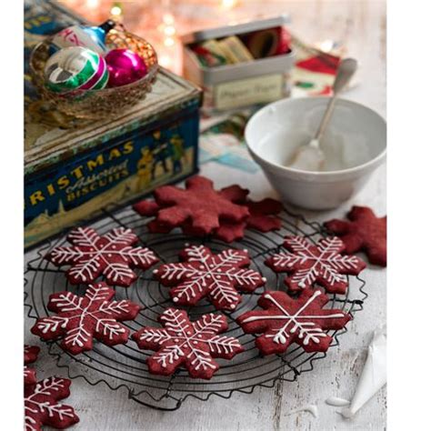 red-velvet-snowflakes-biscuit-recipe-good-housekeeping image