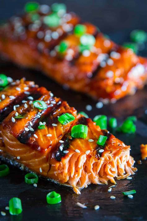 grilled-teriyaki-salmon-recipe-simply-home-cooked image