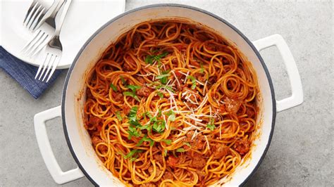 one-pot-creamy-spaghetti-recipe-pillsburycom image