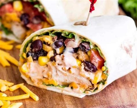 15-minute-crispy-tex-mex-chicken-wraps-by-the image