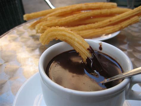 chocolate-con-churros-recipe-madrid-style-spanish image