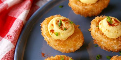 fried-deviled-eggs-recipe-how-to-make-fried-deviled-eggs-delish image