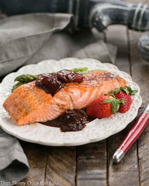 strawberry-glazed-salmon-that-skinny-chick-can-bake image