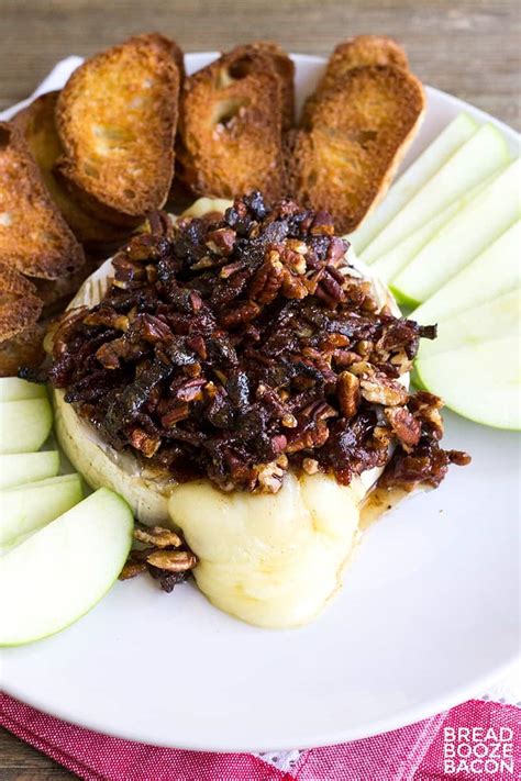 baked-brie-with-pecans-and-bacon-with-video image