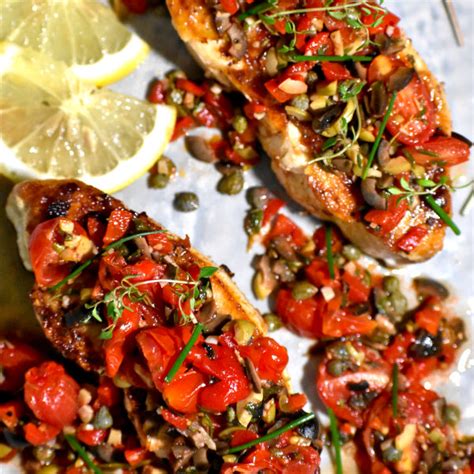mediterranean-fish-with-tomato-and-olive-tapenade image