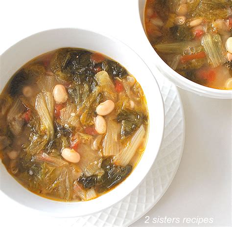 tuscan-escarole-and-beans-soup-2-sisters-recipes-by image