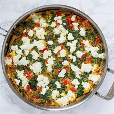 mealime-bell-pepper-kale-goat-cheese-frittata image