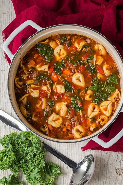 italian-sausage-kale-and-tortellini-soup-cooking-classy image