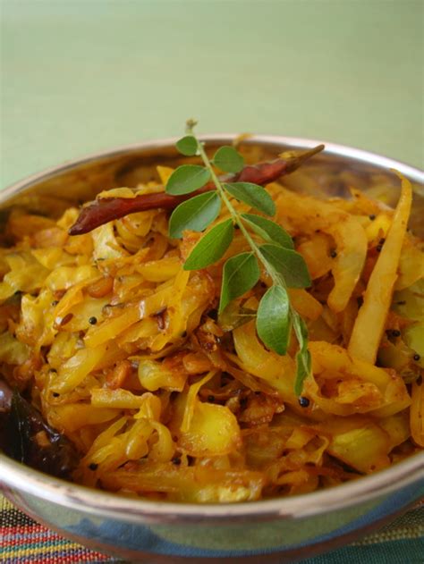 cabbage-fry-recipe-andhra-style-recipe-sailusfood image