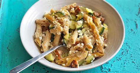 baked-penne-with-sausage-zucchini-and-feta image