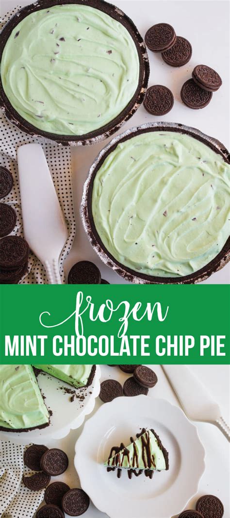 frozen-mint-chocolate-chip-ice-cream-pie-thirty image