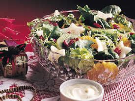 heavenly-mixed-greens-with-fruit-recipe-goldmine image