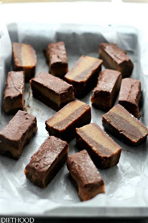 layered-chocolate-nougat-bars-recipe-diethood image