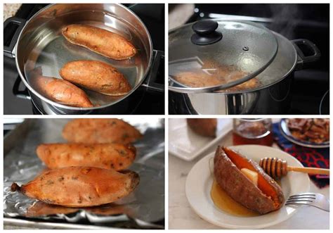 how-to-make-baked-sweet-potatoes-with-honey image