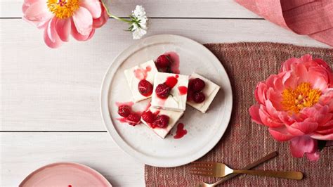 cheesecake-with-ginger-lime-candied-raspberries image
