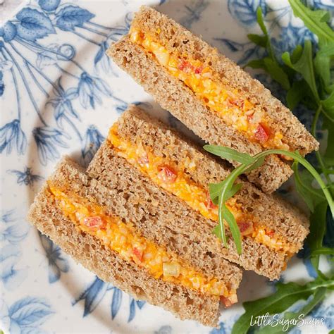 cheese-savoury-recipe-for-afternoon-tea-sandwiches image