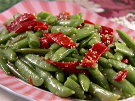 sugar-snap-peas-with-red-pepper-recipe-sandra-lee image