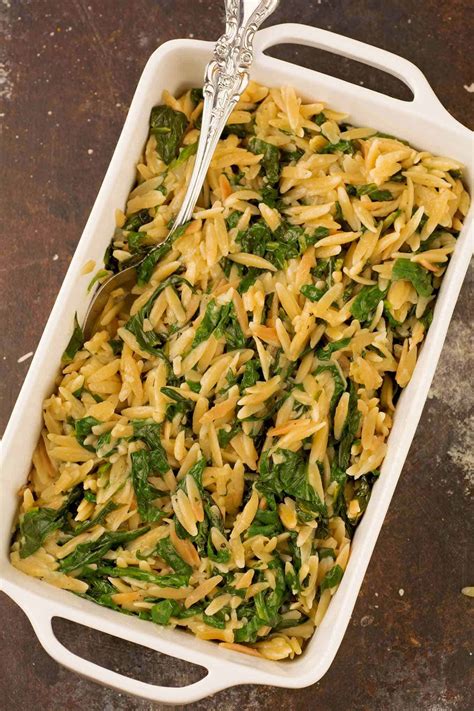 toasted-garlic-and-spinach-orzo image