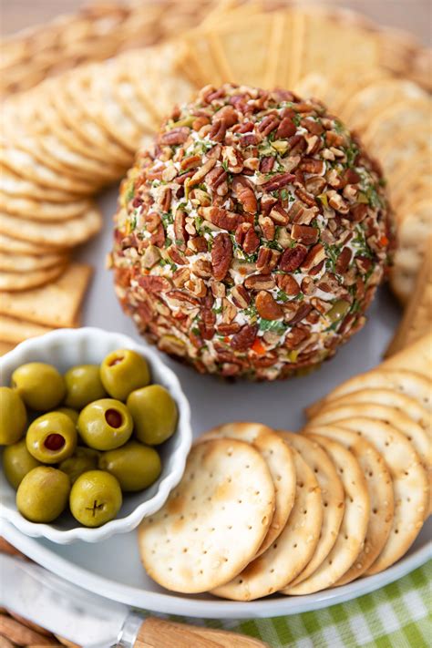 easy-olive-cheese-ball image