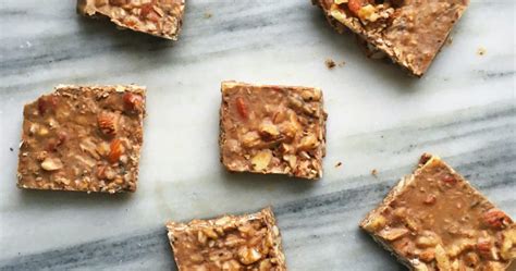 no-bake-almond-butter-protein-bars-further-food image