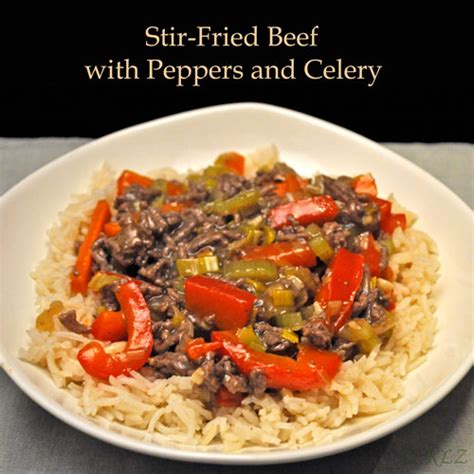 stir-fried-beef-with-peppers-and-celery-thyme-for-cooking image