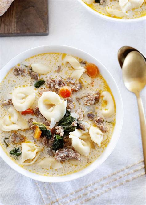 creamy-tortellini-soup-with-sausage-and-spinach image
