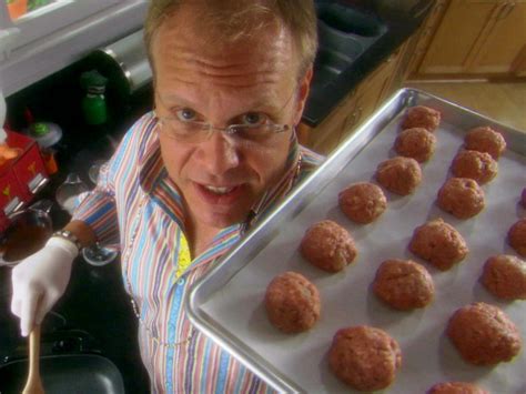 alton-cooks-the-superstar-sabotage-meatballs-food image