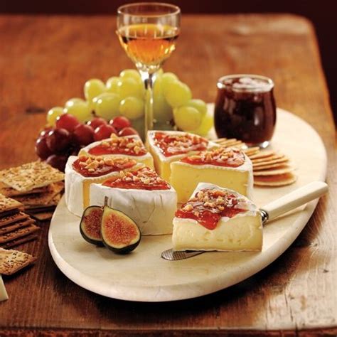 raspberry-almond-topped-brie-our-family-foods image