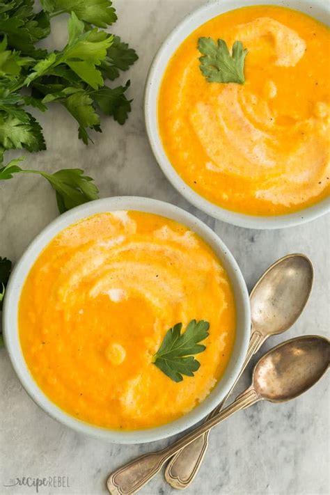 carrot-ginger-soup-recipe-the-recipe-rebel-instant-pot image