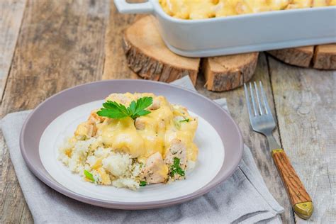low-carb-chicken-and-cauliflower-casserole image