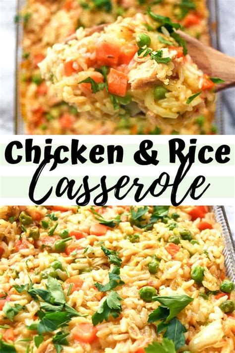 easy-chicken-and-rice-casserole image