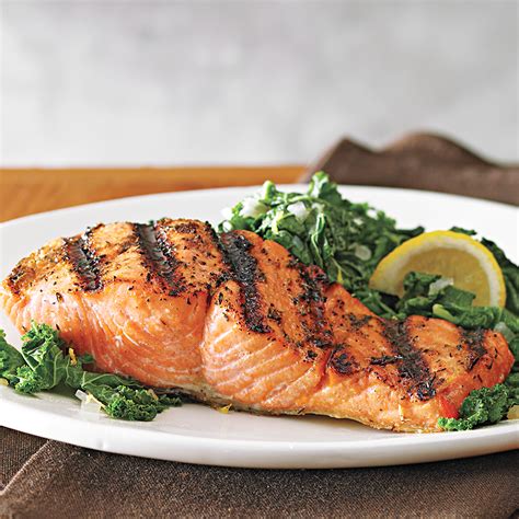grilled-salmon-with-kale-saut-recipe-eatingwell image