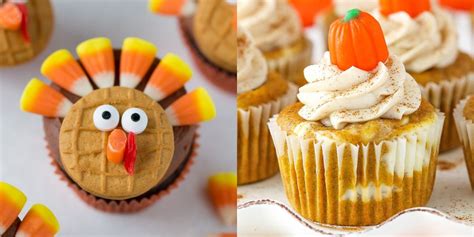 40-best-thanksgiving-cupcakes-country-living image