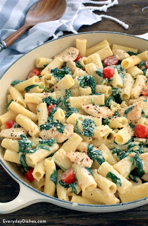 one-pan-mozzarella-chicken-pasta-recipe-everyday image