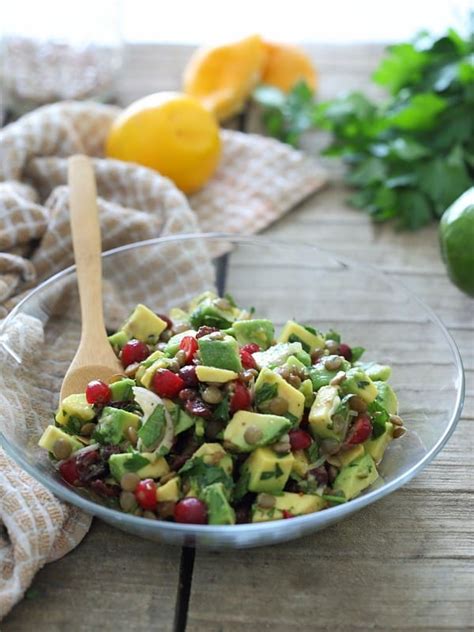 avocado-lentil-cranberry-salad-with-lemon-dijon image