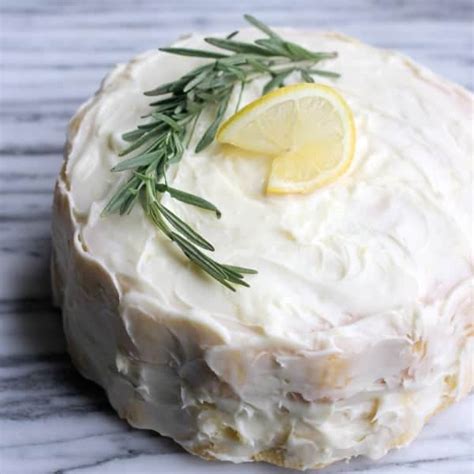 fluffy-lemon-rosemary-cake-cream-cheese-frosting image