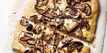 wild-mushroom-pizza-with-truffle-oil-recipe-myrecipes image