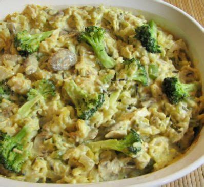 chicken-mushroom-broccoli-and-rice-casserole image