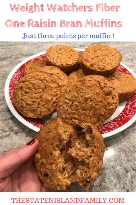 weight-watchers-fiber-one-raisin-bran-muffins-the image
