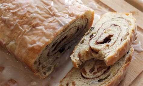 vegan-raisin-bread-with-icing-marys-test-kitchen image