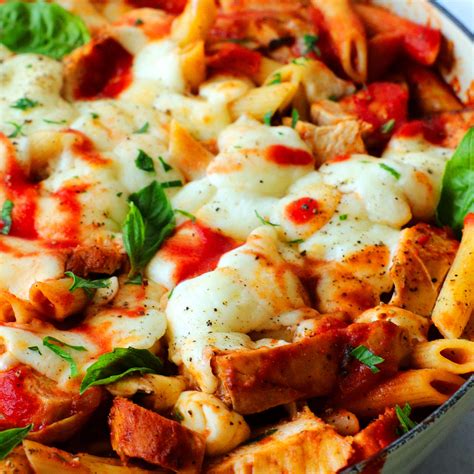 chicken-parmesan-pasta-quick-and-delicious-the image