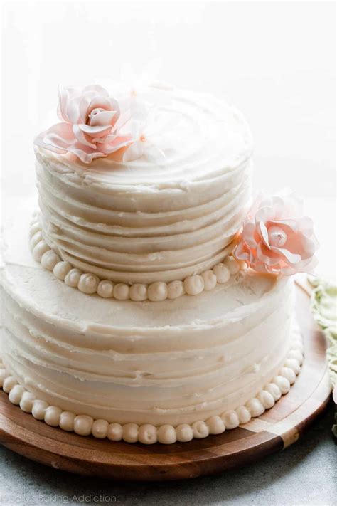 simple-homemade-wedding-cake-recipe-sallys-baking-addiction image